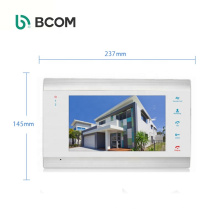 Bcomtech 7 polegadas e 1,3 MP de alta resolução WIFI vídeo porteiro inteligente